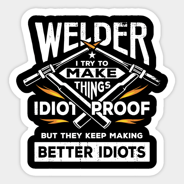 Funny Welding Welder Gift Sticker by Dolde08